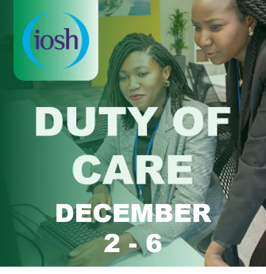 Duty of Care Training - Safety, Health and Security for the Mobile Worker (2-6 December)