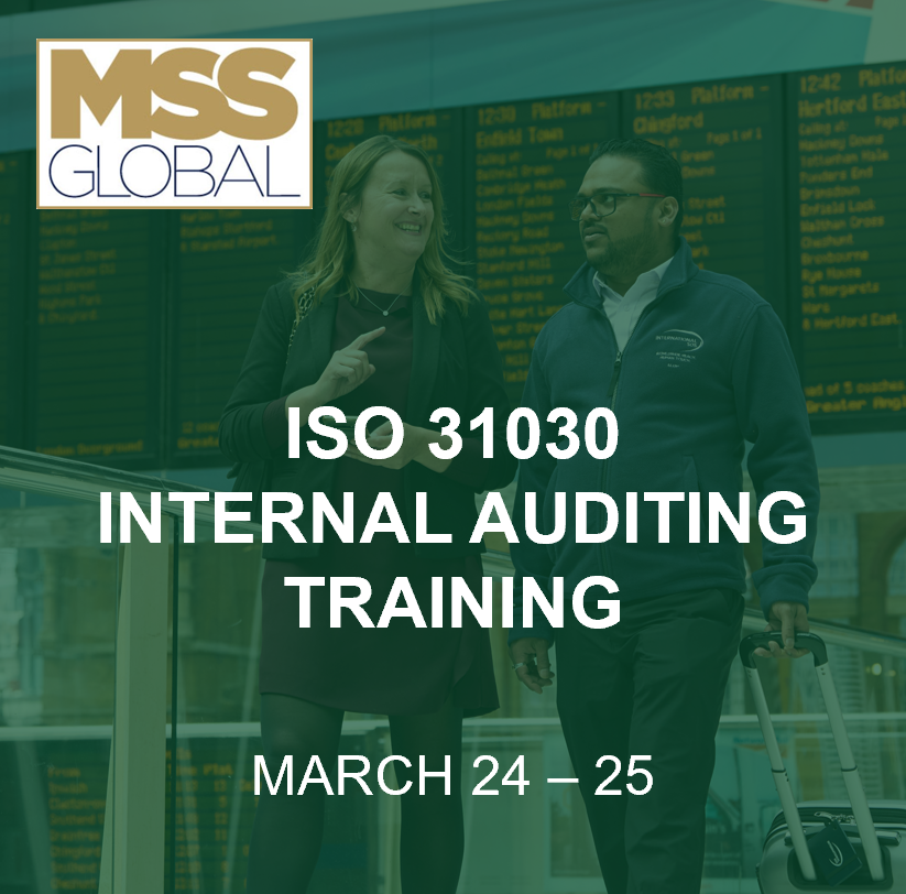 ISO31030 Internal Auditing Training (MSS Global)