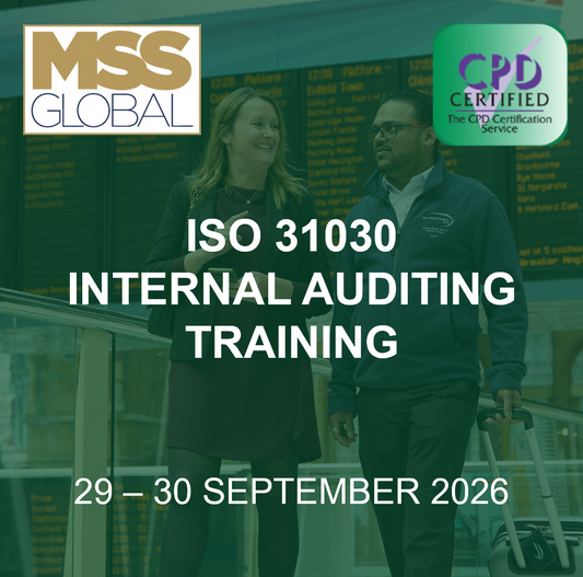 ISO31030 Internal Auditing Training (MSS Global)