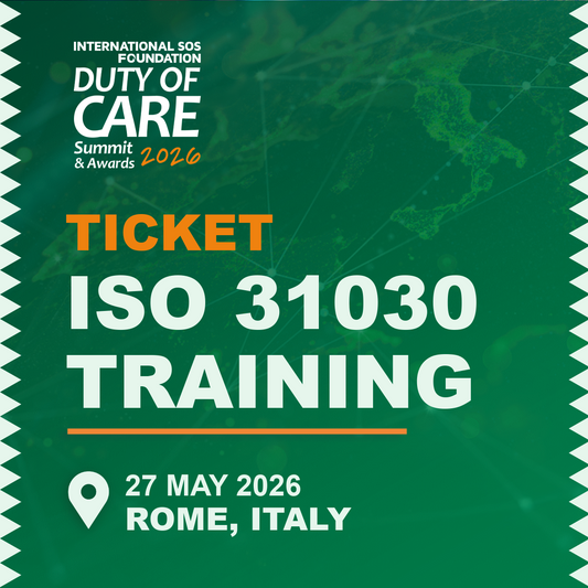 Ticket | ISO 31030 Training Course